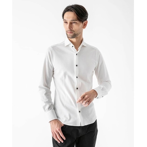 ミッシェルクランオム（MICHEL KLEIN HOMME）/《日本製》ベーシックジャージシャツ_2
