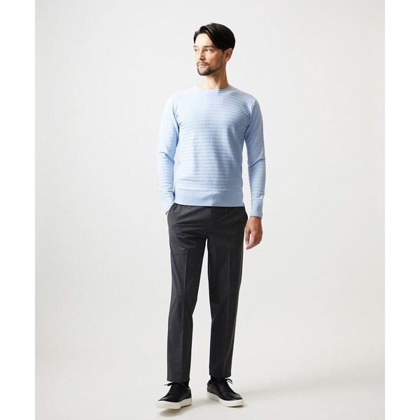 ミッシェルクランオム（MICHEL KLEIN HOMME）/クラシカルクルーネックニット_3