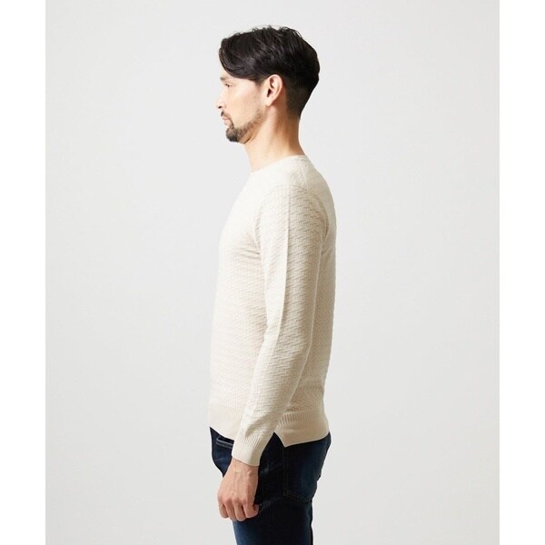 ミッシェルクランオム（MICHEL KLEIN HOMME）/クラシカルクルーネックニット_6