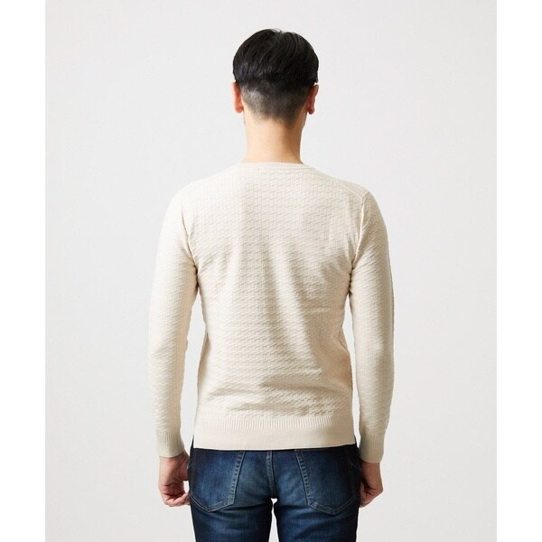 ミッシェルクランオム（MICHEL KLEIN HOMME）/クラシカルクルーネックニット_7
