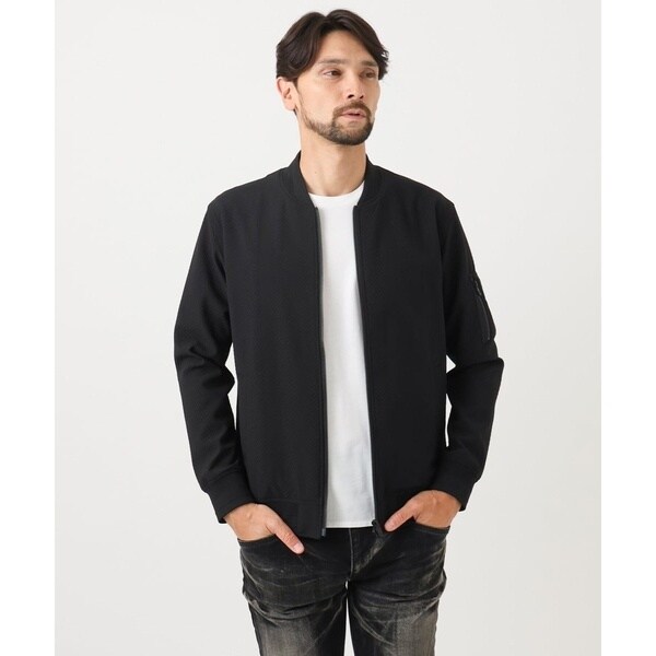 ミッシェルクランオム（MICHEL KLEIN HOMME）/【セットアップ】ビックへリンボンMA−1ブルゾン_1