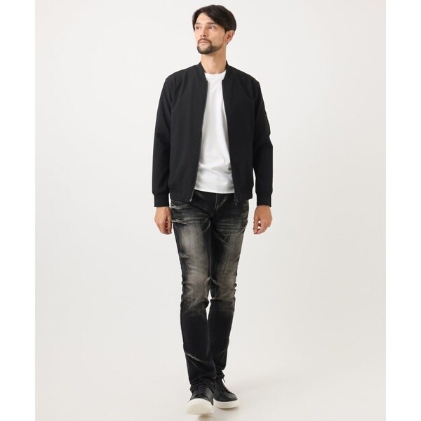 ミッシェルクランオム（MICHEL KLEIN HOMME）/【セットアップ】ビックへリンボンMA−1ブルゾン_2