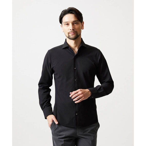 ミッシェルクランオム（MICHEL KLEIN HOMME）/ストレッチサッカー長袖シャツ