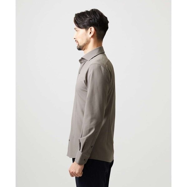 ミッシェルクランオム（MICHEL KLEIN HOMME）/ストレッチサッカー長袖シャツ