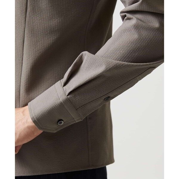 ミッシェルクランオム（MICHEL KLEIN HOMME）/ストレッチサッカー長袖シャツ