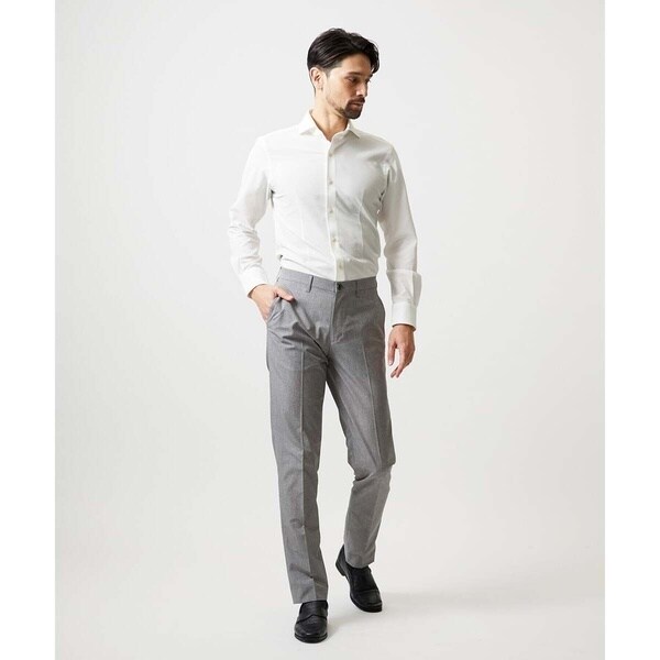 ミッシェルクランオム（MICHEL KLEIN HOMME）/ストレッチサッカー長袖シャツ