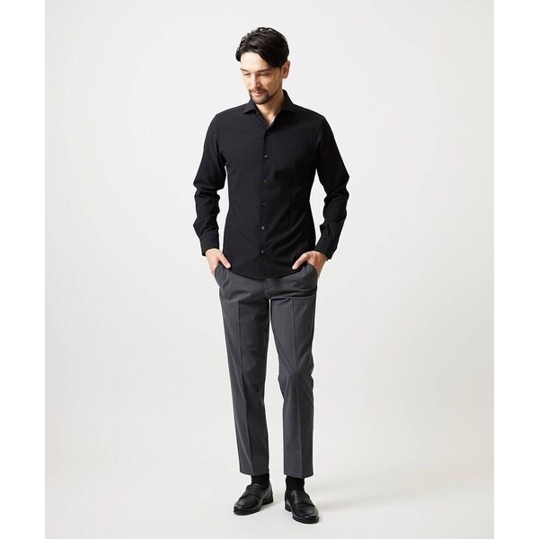 ミッシェルクランオム（MICHEL KLEIN HOMME）/ストレッチサッカー長袖シャツ