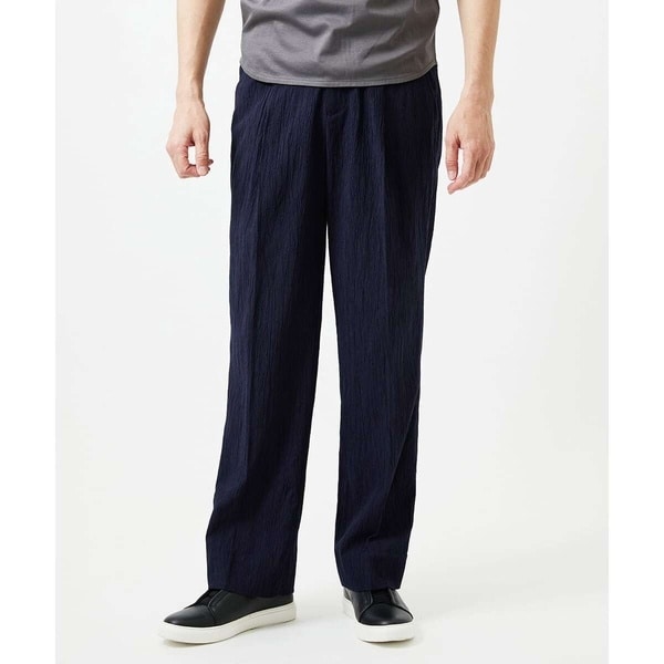 ミッシェルクランオム（MICHEL KLEIN HOMME）/楊柳ワイドスラックスパンツ