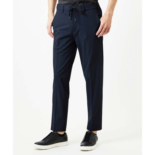ミッシェルクランオム（MICHEL KLEIN HOMME）/ストライプ2WAY9分丈スラックスパンツ
