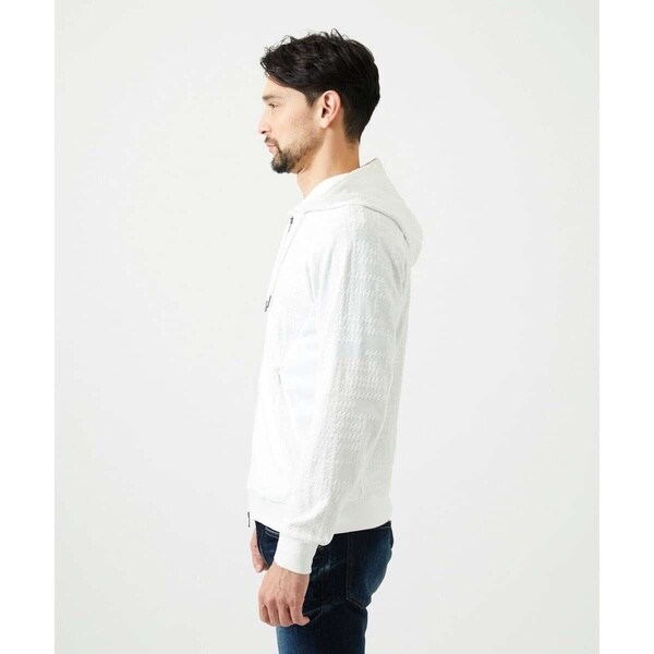 ミッシェルクランオム（MICHEL KLEIN HOMME）/【セットアップ】ジャカードジップアップパーカー_6