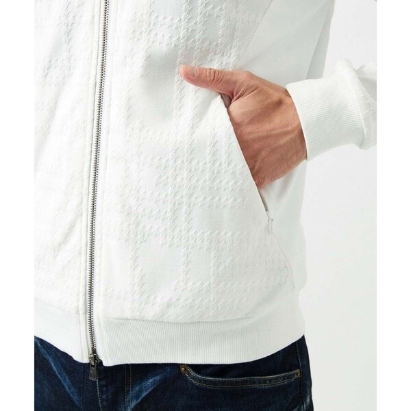 ミッシェルクランオム（MICHEL KLEIN HOMME）/【セットアップ】ジャカードジップアップパーカー_10