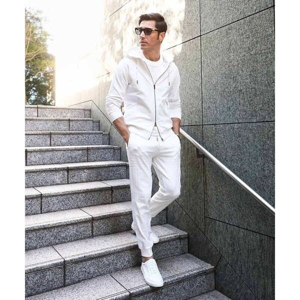 ミッシェルクランオム（MICHEL KLEIN HOMME）/【セットアップ】ジャカードジップアップパーカー_14
