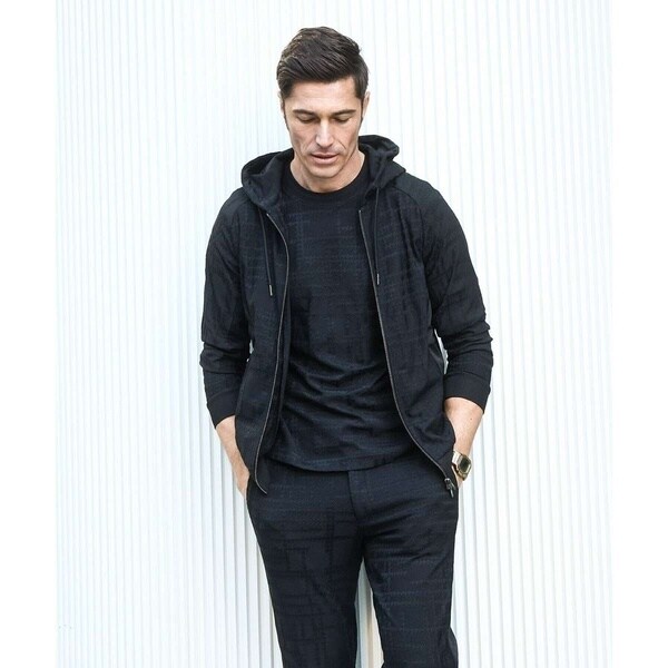 ミッシェルクランオム（MICHEL KLEIN HOMME）/【セットアップ】ジャカードジップアップパーカー_17