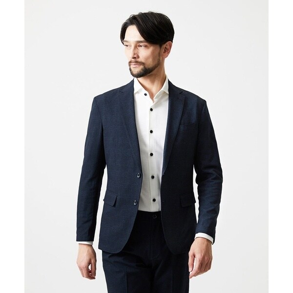 【NEW】ミッシェルクランオム（MICHEL KLEIN HOMME）/【セットアップ】グレンチェック柄テーラードジャケット_4