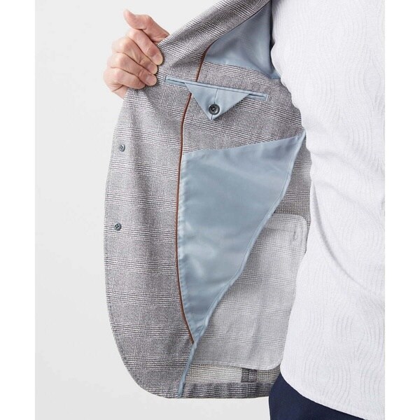 【NEW】ミッシェルクランオム（MICHEL KLEIN HOMME）/【セットアップ】グレンチェック柄テーラードジャケット_18