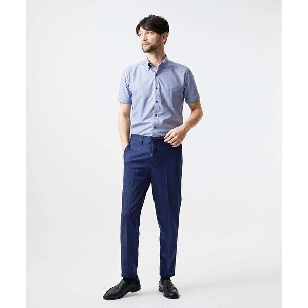 【NEW】ミッシェルクランオム（MICHEL KLEIN HOMME）/《日本製》ボタンダウン 柄半袖シャツ_6