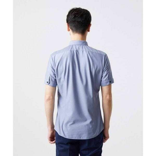【NEW】ミッシェルクランオム（MICHEL KLEIN HOMME）/《日本製》ボタンダウン 柄半袖シャツ_10