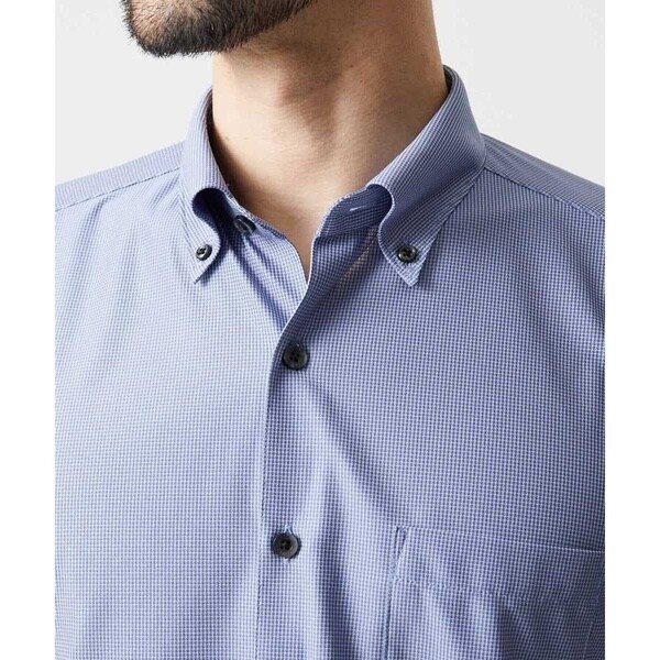 【NEW】ミッシェルクランオム（MICHEL KLEIN HOMME）/《日本製》ボタンダウン 柄半袖シャツ_11