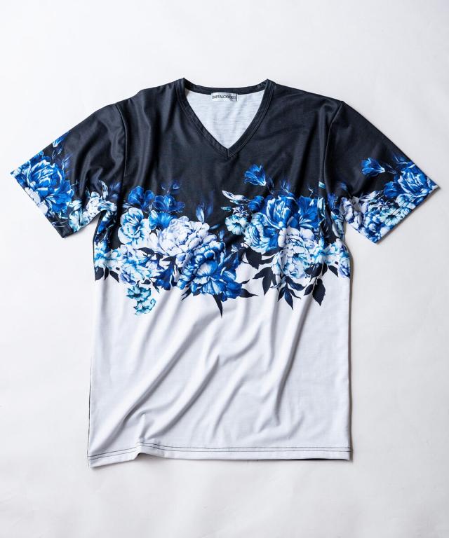 バッファローボブズ Yin Yang イン ヤン 花柄プリント Vネック Tシャツの通販はau Pay マーケット Brand Square By Oioi ブランドスクエアbyマルイ