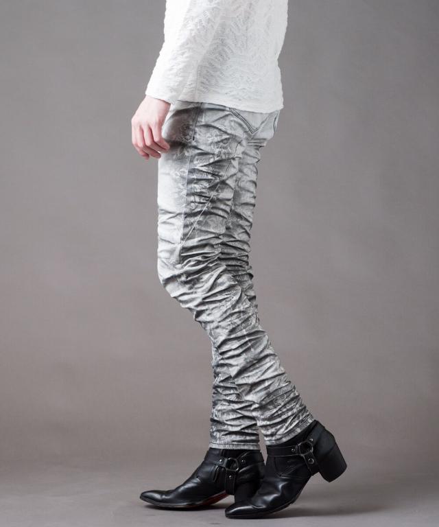 ジョニーウルフ（jonnyWolf）/FOREST GATE−LACE(フォレストゲート−レース)レース柄 ストレッチ スキニーパンツ ジョニーウルフ（jonnyWolf）/FOREST GATE−LACE(フォレストゲート