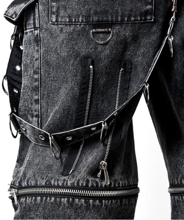 BACKSTAGE PASS SUSPENDER WIDE ブラック