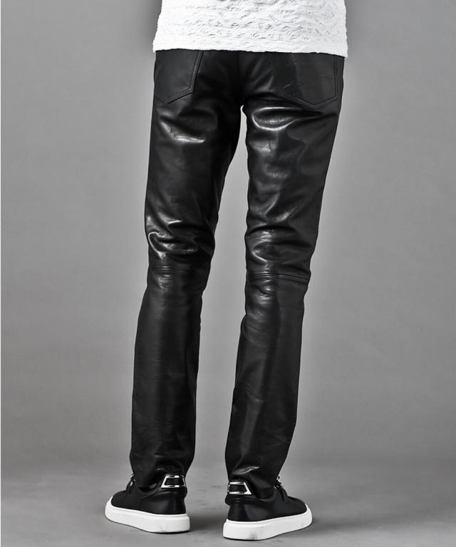 バッファローボブズ（Buffalo Bobs）/MAN TT(マン TT) カウネイキッド リアルレザーパンツ_4