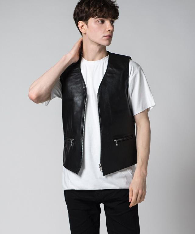 バッファローボブズ（Buffalo Bobs）/DAYTONA(デイトナ)カウレザー ベスト/ジレ