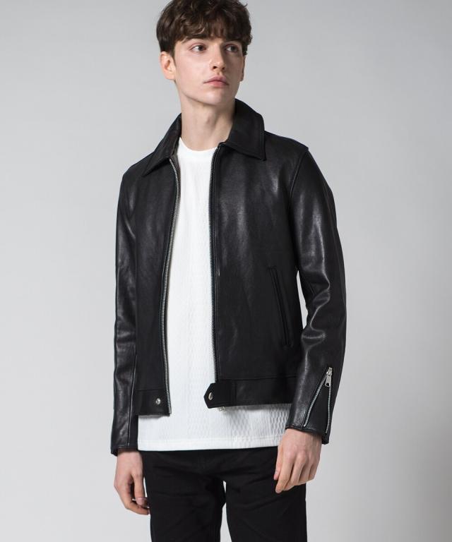 バッファローボブズ（Buffalo Bobs）/CHELSEA BRIDGE(チェルシー ブリッジ)ラムレザー シングルライダースジャケット