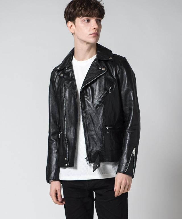 バッファローボブズ（Buffalo Bobs）/PADDINGTON(パディントン)ラムレザー ダブルライダースジャケット