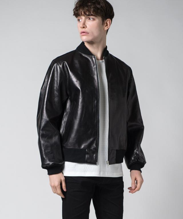 バッファローボブズ（Buffalo Bobs）/AMY(エイミー)ラムレザー MA−1 フライトジャケット