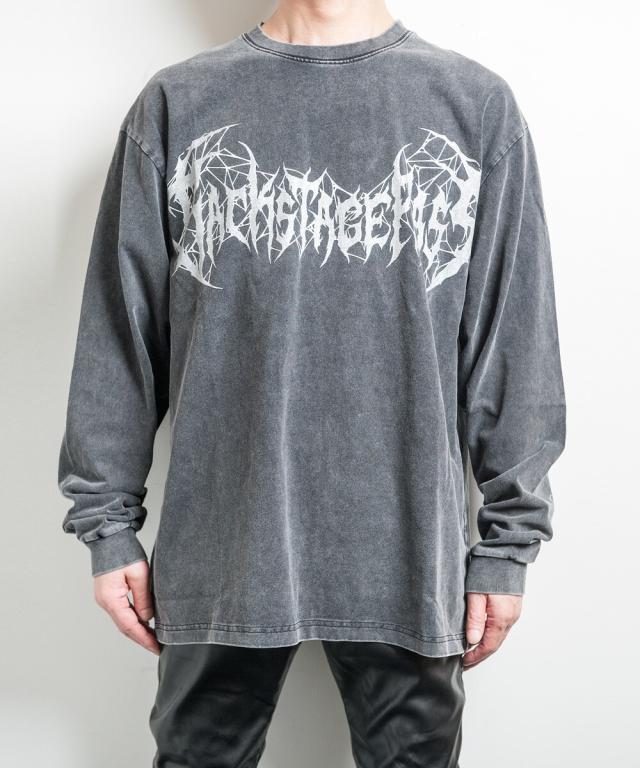 バックステージパス（backstagepass）/SPIDER WEB(スパイダーウェブ)ビッグシルエット クルーネック プリント ロンT