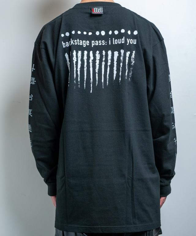 バックステージパス（backstagepass）/【黒野京×BACKSTAGE PASS コラボ】BARBED ピグメント加工 オーバーサイズ ロンT_4