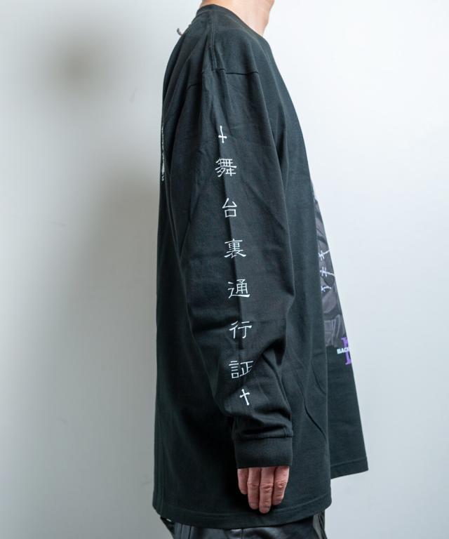 バックステージパス（backstagepass）/【黒野京×BACKSTAGE PASS コラボ】BARBED ピグメント加工 オーバーサイズ ロンT_5