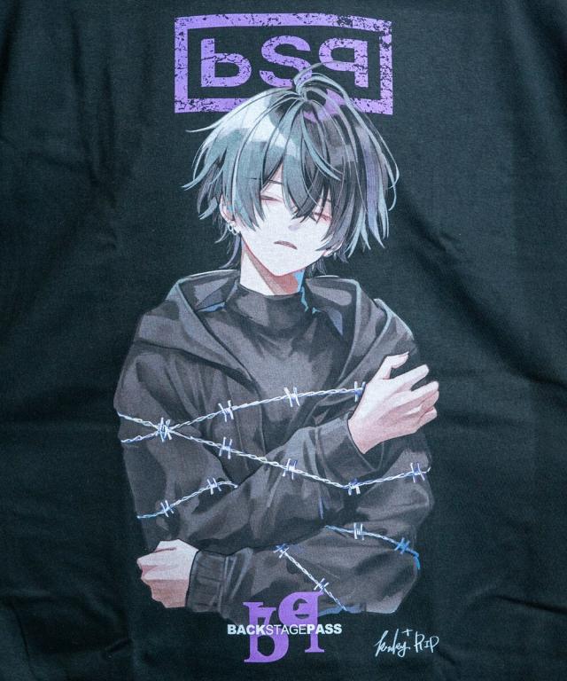 バックステージパス（backstagepass）/【黒野京×BACKSTAGE PASS コラボ】BARBED ピグメント加工 オーバーサイズ ロンT_6