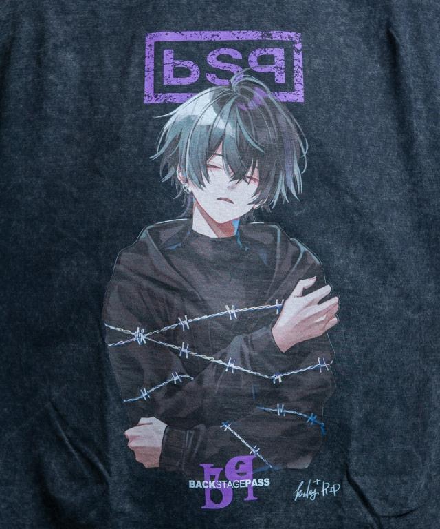 バックステージパス（backstagepass）/【黒野京×BACKSTAGE PASS コラボ】BARBED ピグメント加工 オーバーサイズ ロンT_13