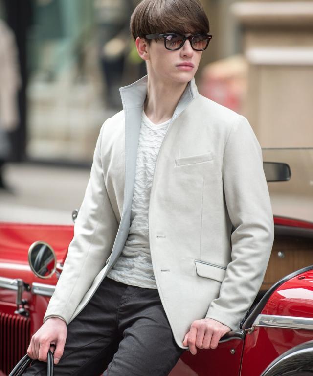 専用出品BUFFALO BOBS　イタリアンカラーレザージャケット COZZA-LEATHER LOOK(コッザ レザールック)イタリアンカラー