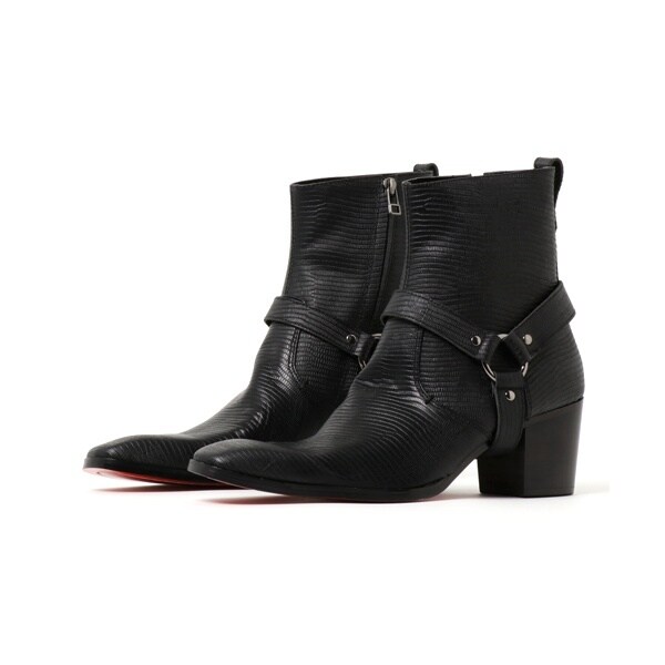 美品　BUFFALO BOBS ZIGGY リング　レザーヒールブーツ　26 バッファローボブズ（Buffalo Bobs）/【ジギースムース】カウレザー