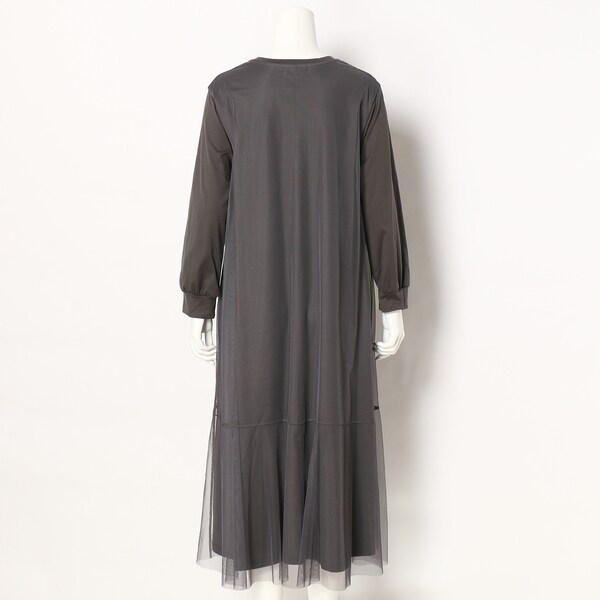 ラ・クープ（LACOUPE）/【洗える】チュールワンピース【Aライン】