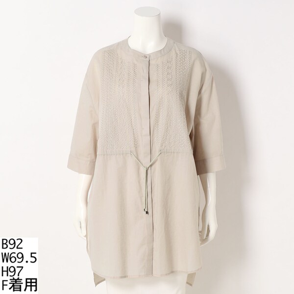 ラ・クープ/オリジナル刺繍ローンブラウスの通販は