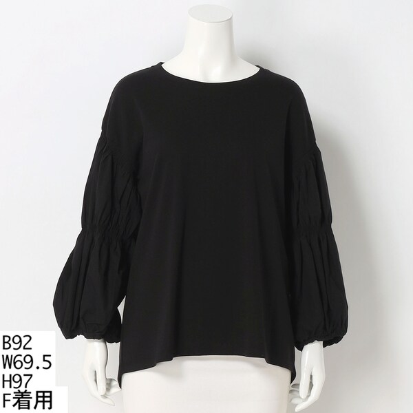 ラ・クープ/袖シャーリングカットブラウスの通販は