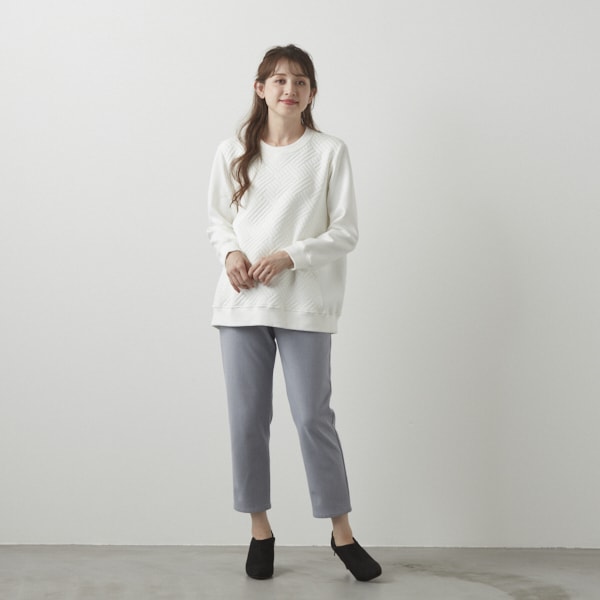 ラ・クープ（LACOUPE）/起毛ウォッシャブル紐付きパンツ ラ・クープ（LACOUPE）/起毛ウォッシャブル紐付きパンツ