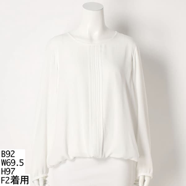 ラ・クープ/ピンタックバルーンブラウス