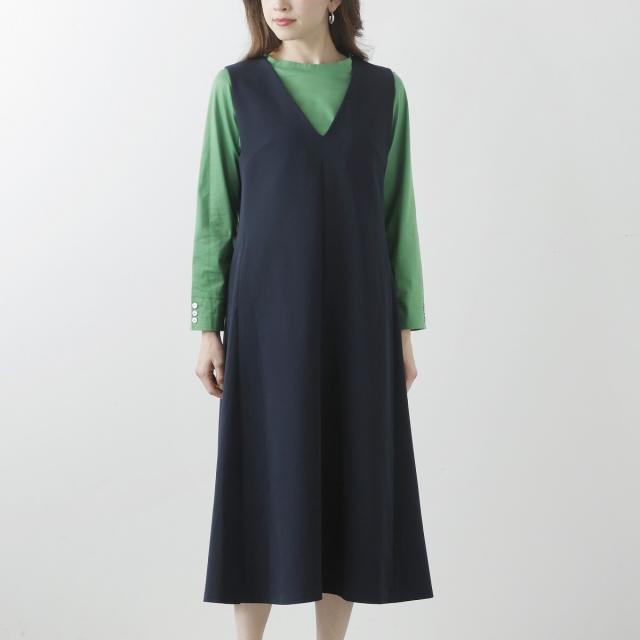 ラ・クープ/ダブルクロスジャンパードレス