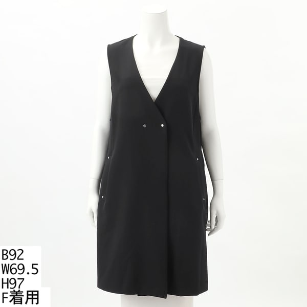 ラ・クープ（LACOUPE）/ダブルクロスロングジレ【追加生産】