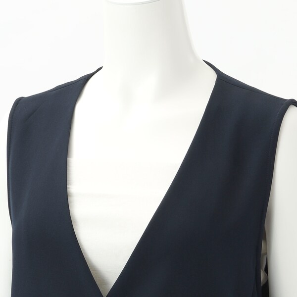 ラ・クープ（LACOUPE）/ダブルクロスロングジレ【追加生産】