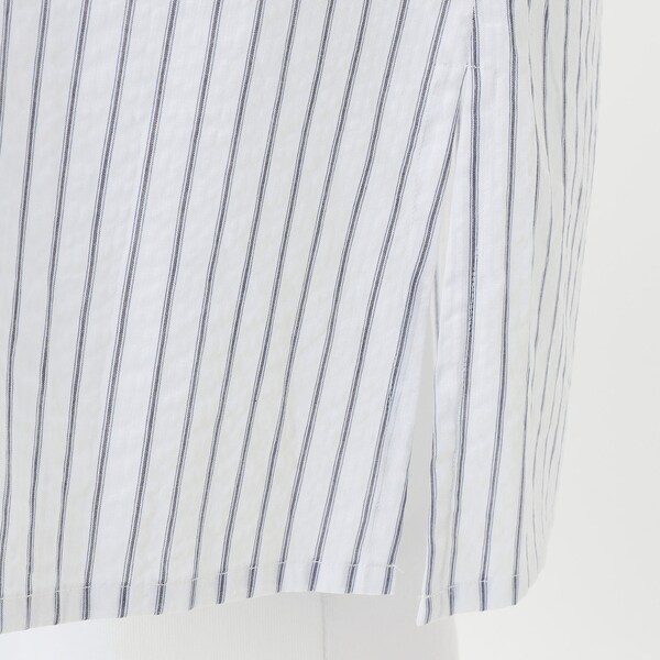 ラ・クープ（LACOUPE）/ストライプオーバーロングブラウス