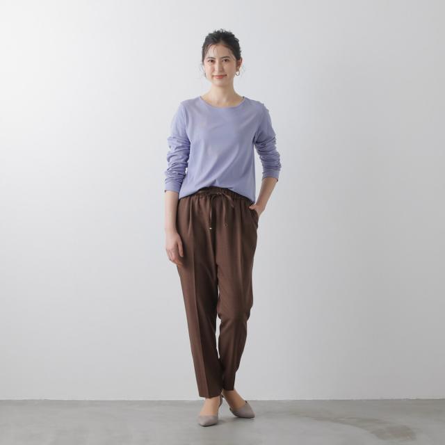 ラ・クープ（LACOUPE）/ソフトツイルカラーパンツ