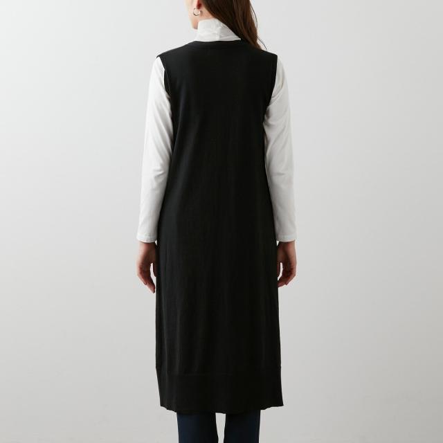 ラ・クープ（LACOUPE）/ポケット付きロングニットジレの通販はau PAY