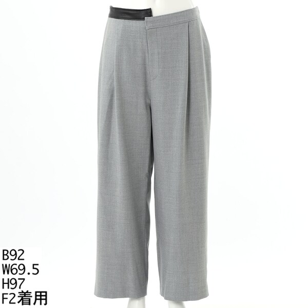 ラ・クープ（LACOUPE）/アシンメトリータックパンツ