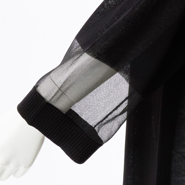 ラ・クープ（LACOUPE）/8分袖シアーロングカーデ ラ・クープ（LACOUPE）/8分袖シアーロングカーデ